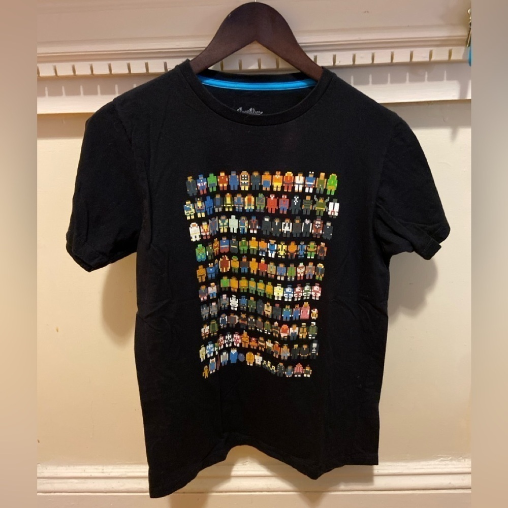 Threadless Mini Pixels , T-shirt, black, Small